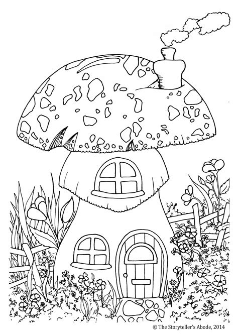 Magical foest coloring pages